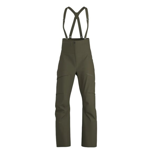 Arc'teryx Rush Bib Ski Pants Women’s S 6 Tatsu Green Snowboard Ski Overalls NWT - Picture 1 of 5